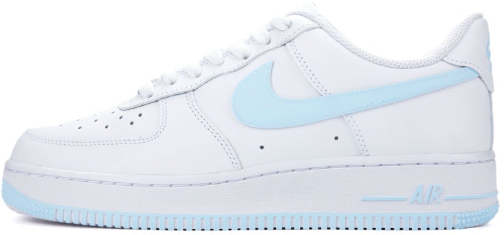 custom-shoes-women-nike-air-force-1-low-blue-and-white-graffiti