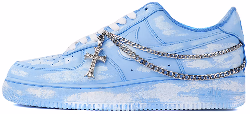 (W) 나이키 에어포스 1 '블루 체인' (커스텀) DD8959-100(Team拾柒-女款浸染链条蓝色) Buy (W) 나이키 에어포스 1 '블루 체인' (커스텀) DD8959-100(Team拾柒-女款浸染链条蓝色)
