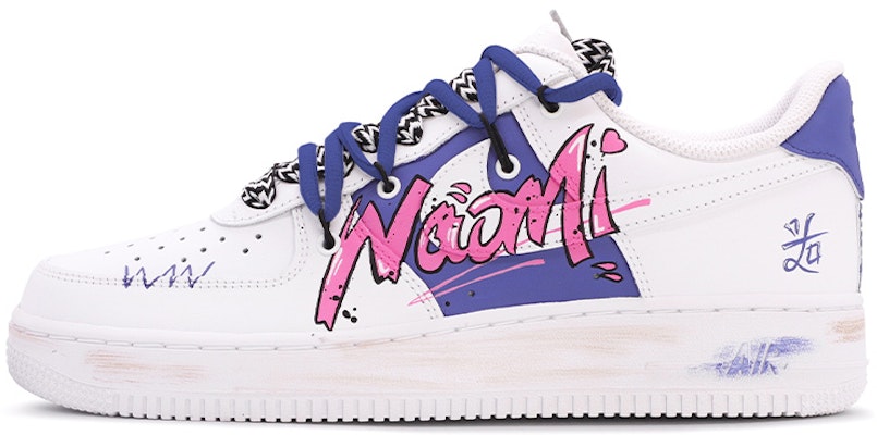 (W) カスタム エアフォース1 ロー "青白グラフィティ" DD8959-100(TeamM-女款纳米字体涂鸦蓝白) Buy (W) カスタム エアフォース1 ロー "青白グラフィティ" DD8959-100(TeamM-女款纳米字体涂鸦蓝白)