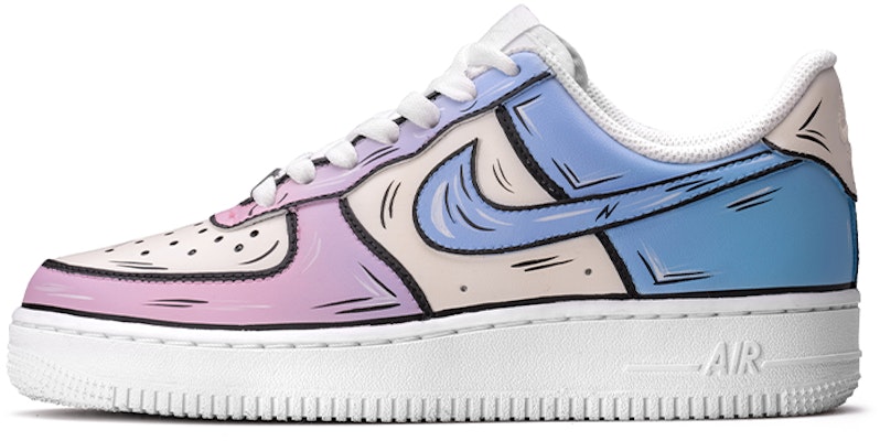 (W) 나이키 에어포스 1 로우 '청자 학' (Nike AF1 로우 '청자학') DD8959-100(TeamB-棉花糖二次元蓝白粉) Buy (W) 나이키 에어포스 1 로우 '청자 학' (Nike AF1 로우 '청자학') DD8959-100(TeamB-棉花糖二次元蓝白粉)