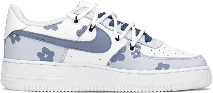 【定制球鞋】Nike Air Force 1 Low fzbb 做舊 解構 藍白像素 小花 清新 低幫 板鞋 女款 藍白 禮盒 Order 【定制球鞋】Nike Air Force 1 Low fzbb 做舊 解構 藍白像素 小花 清新 低幫 板鞋 女款 藍白 禮盒