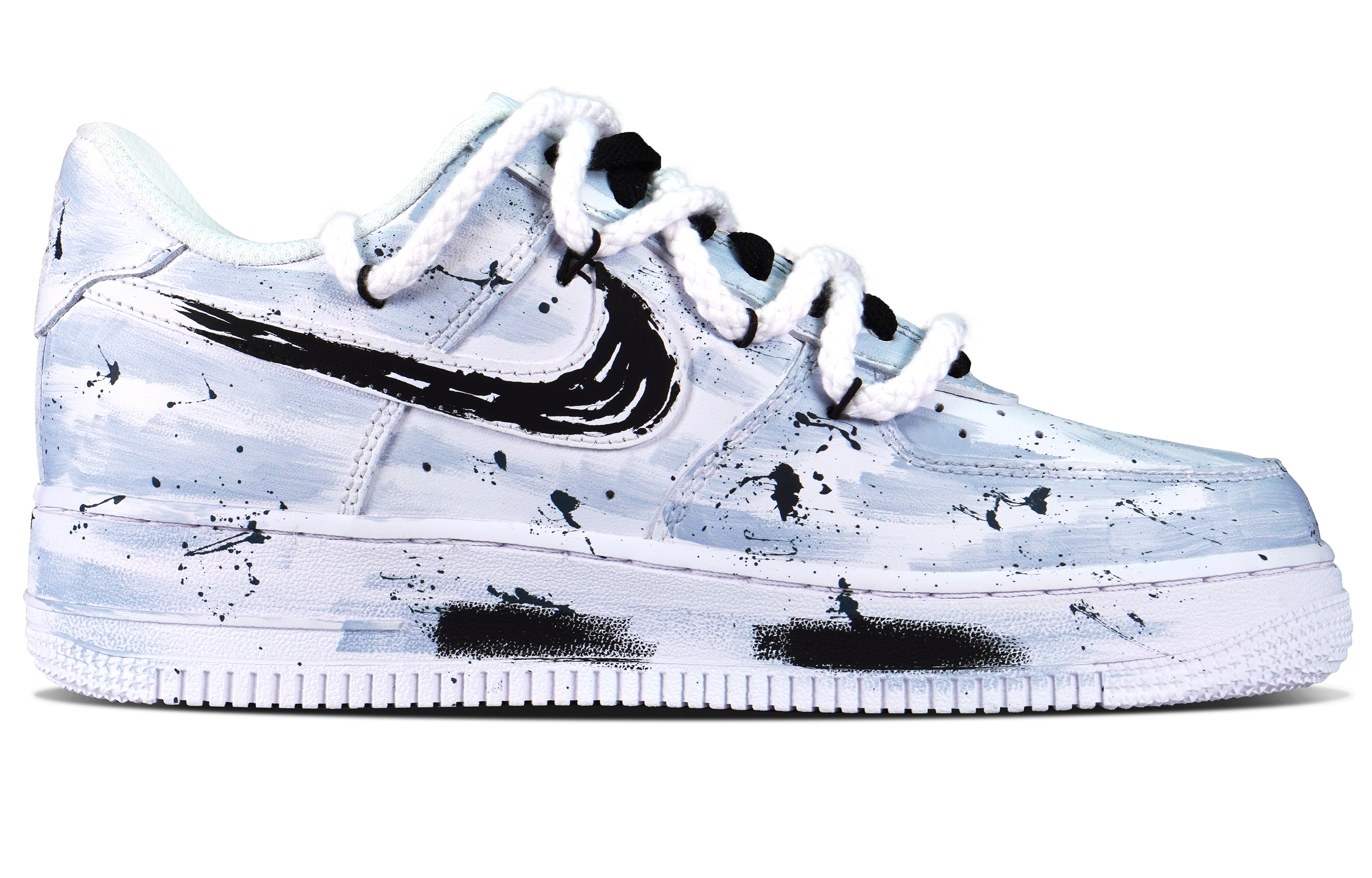 [Custom Shoes] (W) Nike Air Force 1 Low 'Blue White' 圖 2