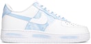 Order (W) レディース カスタムシューズ ナイキ エアフォース1 ロー '青空クラウズ' DD8959-100(Team18-AF1蓝白擦色)