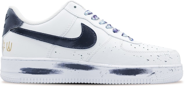 【定制球鞋】 Nike Air Force 1 Low 潑墨 千里江山 低幫 板鞋 女款 藍白 Order 【定制球鞋】 Nike Air Force 1 Low 潑墨 千里江山 低幫 板鞋 女款 藍白