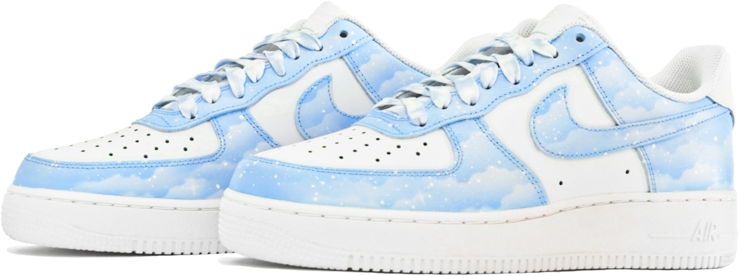 (W) 나이키 에어포스 1 로우 '블루 네뷸라' (커스텀) DD8959-100(Team14-星蓝女S-Box) Lookbook (W) 나이키 에어포스 1 로우 '블루 네뷸라' (커스텀) DD8959-100(Team14-星蓝女S-Box)