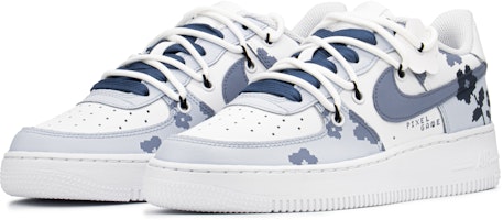 (W) Zapatillas Nike Air Force 1 Low 'Azul Blanco Pixel' Personalizadas DD8959-100(TeamA-AF蓝白花S-BOX) Lookbook (W) Zapatillas Nike Air Force 1 Low 'Azul Blanco Pixel' Personalizadas DD8959-100(TeamA-AF蓝白花S-BOX)