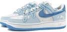 Lookbook (W) Zapatillas Nike Air Force 1 Low 'Blanco Azul Desconstruidas' DX1193-100(TeamK-蓝天白云)