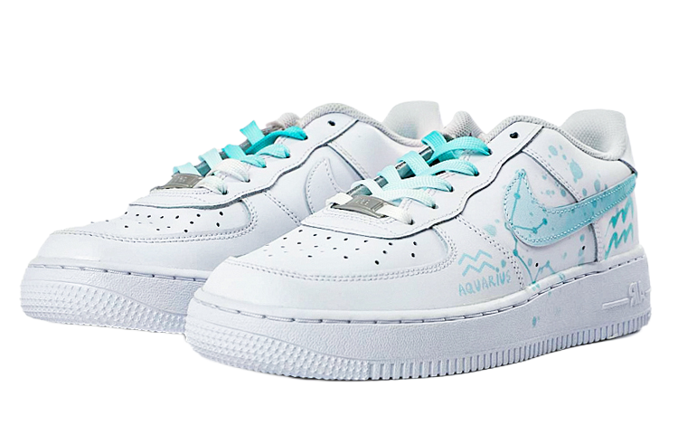Lookbook (W) [定制鞋款] 耐克空军一号 低帮 '蓝色银河星座' DD8959-100(Team48-蓝色幻想)