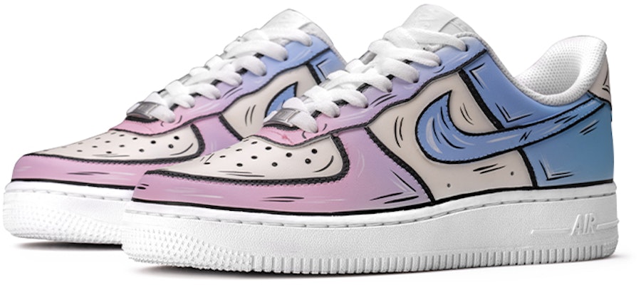 (W) 나이키 에어포스 1 로우 '청자 학' (Nike AF1 로우 '청자학') DD8959-100(TeamB-棉花糖二次元蓝白粉) Lookbook (W) 나이키 에어포스 1 로우 '청자 학' (Nike AF1 로우 '청자학') DD8959-100(TeamB-棉花糖二次元蓝白粉)