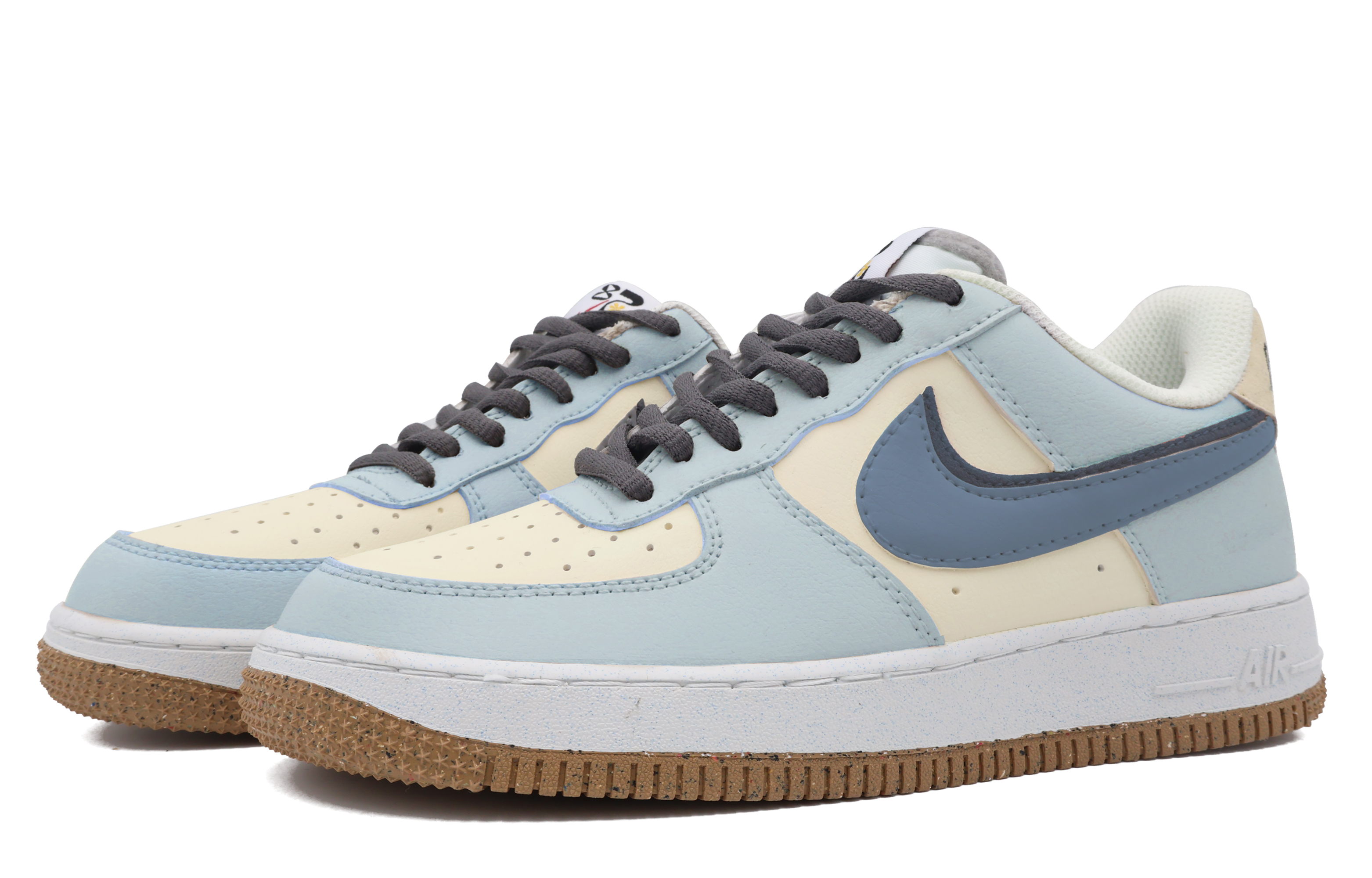 Lookbook (W) 나이키 에어포스 1 로우 '블루 코코넛 젤리' (Nike AF1 로우 '블루 코코넛 젤리' is shorter) DX6065-101(Team53-女款蓝椰奶冻)