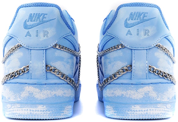 (W) 나이키 에어포스 1 '블루 체인' (커스텀) DD8959-100(Team拾柒-女款浸染链条蓝色) Shop (W) 나이키 에어포스 1 '블루 체인' (커스텀) DD8959-100(Team拾柒-女款浸染链条蓝色)