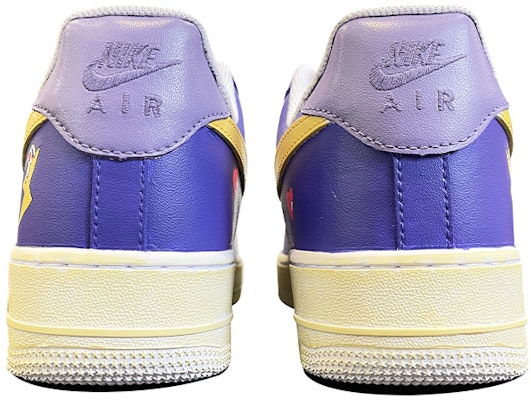 【定制球鞋】 Nike Air Force 1 Low Triple White 空軍一號 閃電兔 撞色 愛心 卡通 手繪塗鴉 低筒 板鞋 女款 藍黃 Purchase 【定制球鞋】 Nike Air Force 1 Low Triple White 空軍一號 閃電兔 撞色 愛心 卡通 手繪塗鴉 低筒 板鞋 女款 藍黃
