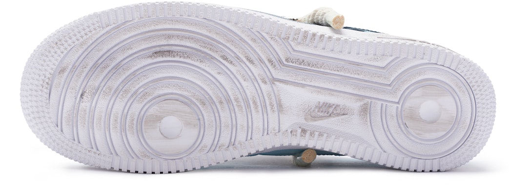 【定制球鞋】 Nike Air Force 1 Low "T10" 雙鞋帶 手繪噴繪 特殊鞋盒 低幫 板鞋 女款 藍灰 Details for 【定制球鞋】 Nike Air Force 1 Low "T10" 雙鞋帶 手繪噴繪 特殊鞋盒 低幫 板鞋 女款 藍灰