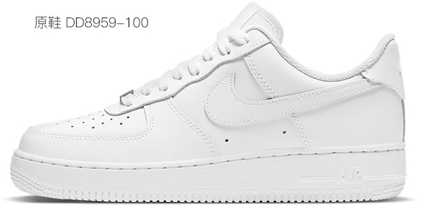 【定制球鞋】Nike Air Force 1 Low "Triple White" 空軍一號 冰雪運動 低幫 休閒 板鞋 女款 藍白 Sizing 【定制球鞋】Nike Air Force 1 Low "Triple White" 空軍一號 冰雪運動 低幫 休閒 板鞋 女款 藍白