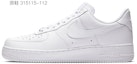 Cheap 【定制球鞋】Nike Air Force 1 Low "Triple White" 空軍一號 冰雪運動 低幫 休閒 板鞋 女款 藍白