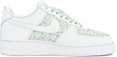 Order 【定制球鞋】Nike Air Force 1 Low ABLOODING 花卉系列 藍風鈴 縫紉 休閒 低幫 板鞋 女款 白藍綠