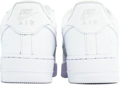 【定制球鞋】Nike Air Force 1 Low ABLOODING 花卉系列 藍風鈴 縫紉 休閒 低幫 板鞋 女款 白藍綠 Shop 【定制球鞋】Nike Air Force 1 Low ABLOODING 花卉系列 藍風鈴 縫紉 休閒 低幫 板鞋 女款 白藍綠