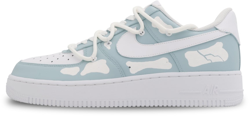 【訂製球鞋】 Nike Air Force 1 Low 骨骼 retrro 小眾高龐克 低筒 滑板鞋 女款 藍色 Buy 【訂製球鞋】 Nike Air Force 1 Low 骨骼 retrro 小眾高龐克 低筒 滑板鞋 女款 藍色