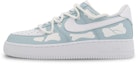 Buy 【訂製球鞋】 Nike Air Force 1 Low 骨骼 retrro 小眾高龐克 低筒 滑板鞋 女款 藍色