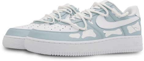 【訂製球鞋】 Nike Air Force 1 Low 骨骼 retrro 小眾高龐克 低筒 滑板鞋 女款 藍色 Lookbook 【訂製球鞋】 Nike Air Force 1 Low 骨骼 retrro 小眾高龐克 低筒 滑板鞋 女款 藍色