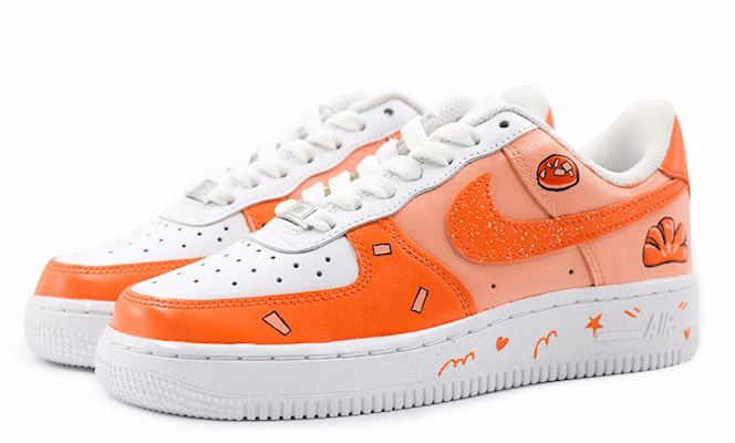 (W) Zapatillas Nike Air Force 1 Low 'Bread Girl Naranja-Blanco' DD8959-100(Team9-女款面包女孩) Lookbook (W) Zapatillas Nike Air Force 1 Low 'Bread Girl Naranja-Blanco' DD8959-100(Team9-女款面包女孩)