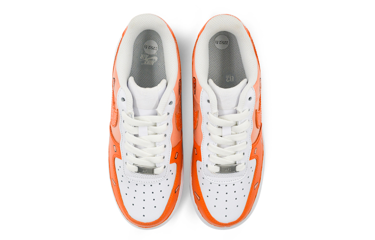 Shop (W) Zapatillas Nike Air Force 1 Low 'Bread Girl Naranja-Blanco' DD8959-100(Team9-女款面包女孩)