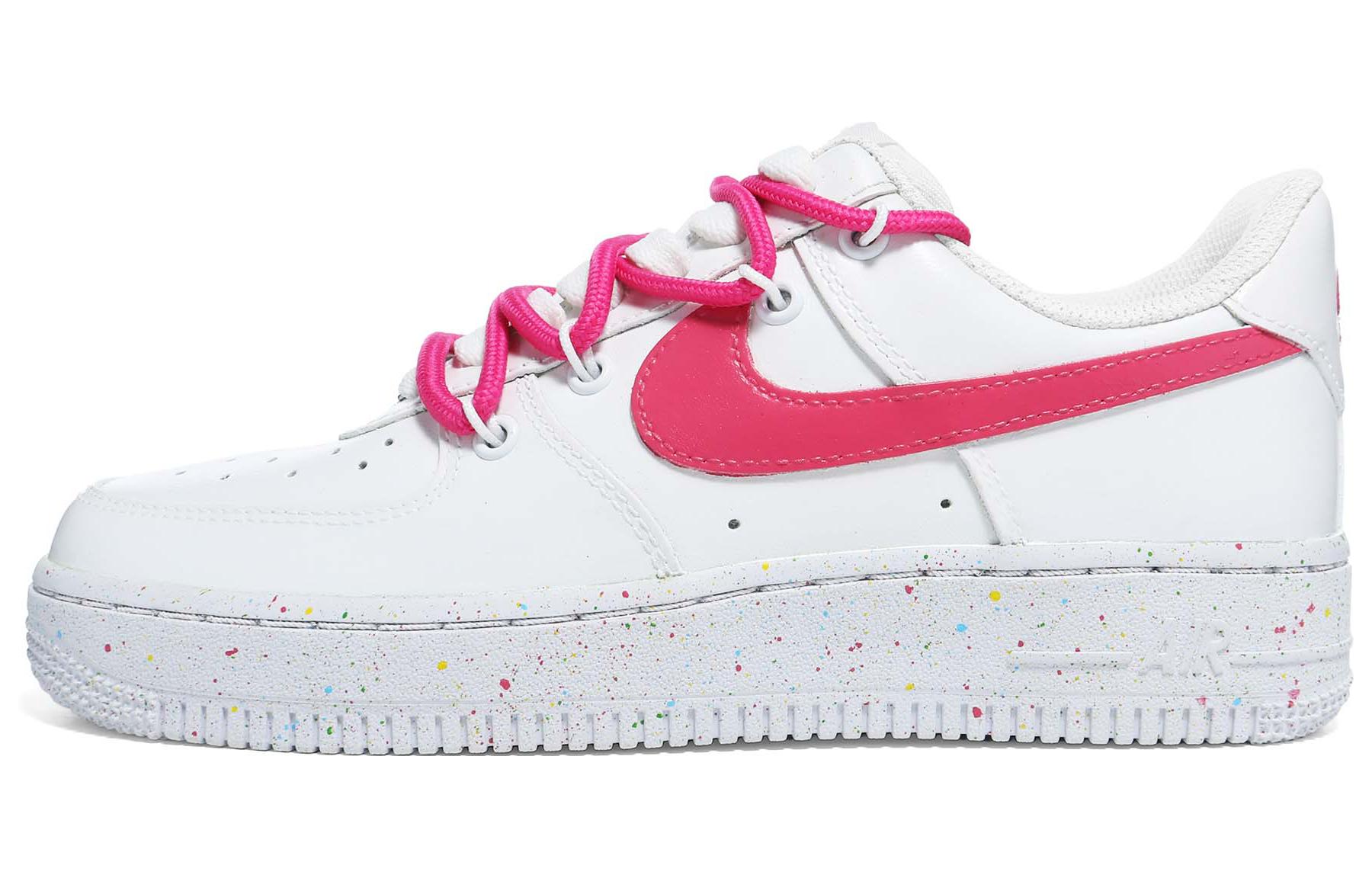 Order [Custom Shoes] (Women) Nike Air Force 1 Low 'Bright Pink Swoosh'