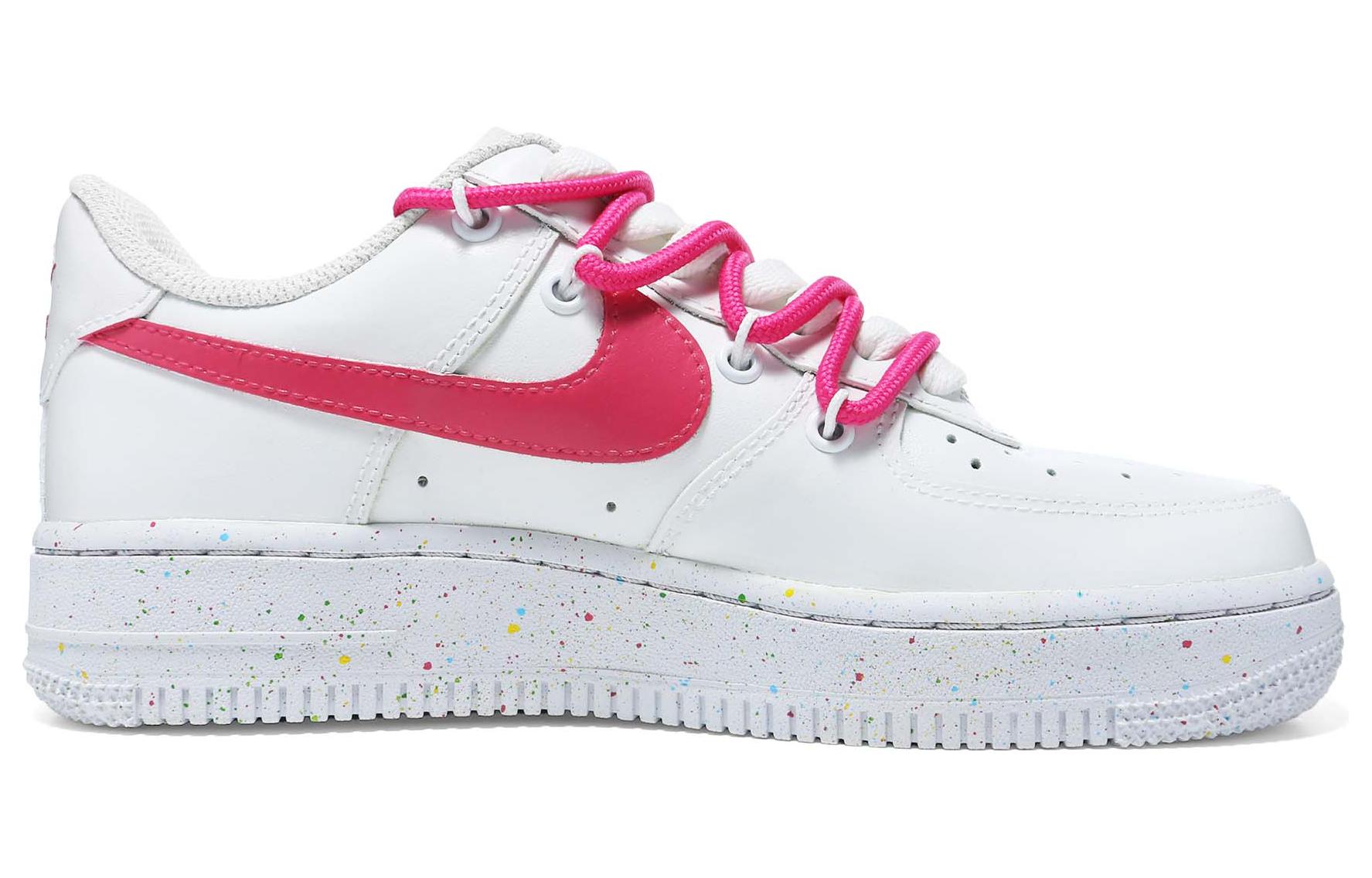 Lookbook [Custom Shoes] (Women) Nike Air Force 1 Low 'Bright Pink Swoosh'