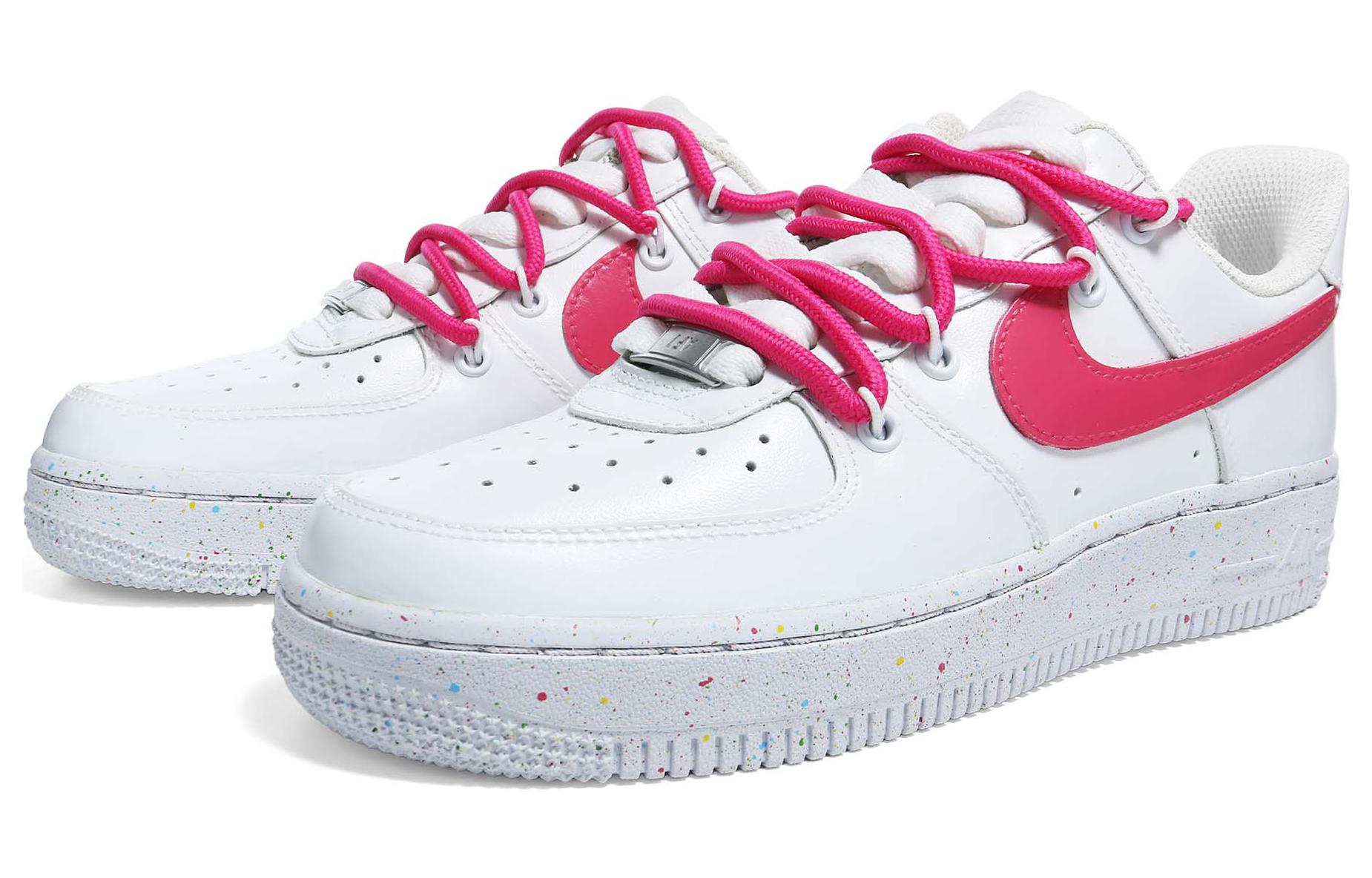 Shop [Custom Shoes] (Women) Nike Air Force 1 Low 'Bright Pink Swoosh'