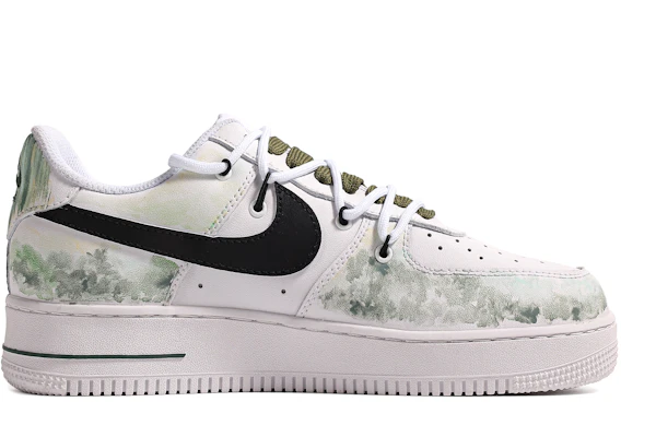 (W) 【定制鞋】耐克空军一号低帮"书法灰绿" DD8959-100(TeamM-女款一举风荷S-BOX) Order (W) 【定制鞋】耐克空军一号低帮"书法灰绿" DD8959-100(TeamM-女款一举风荷S-BOX)