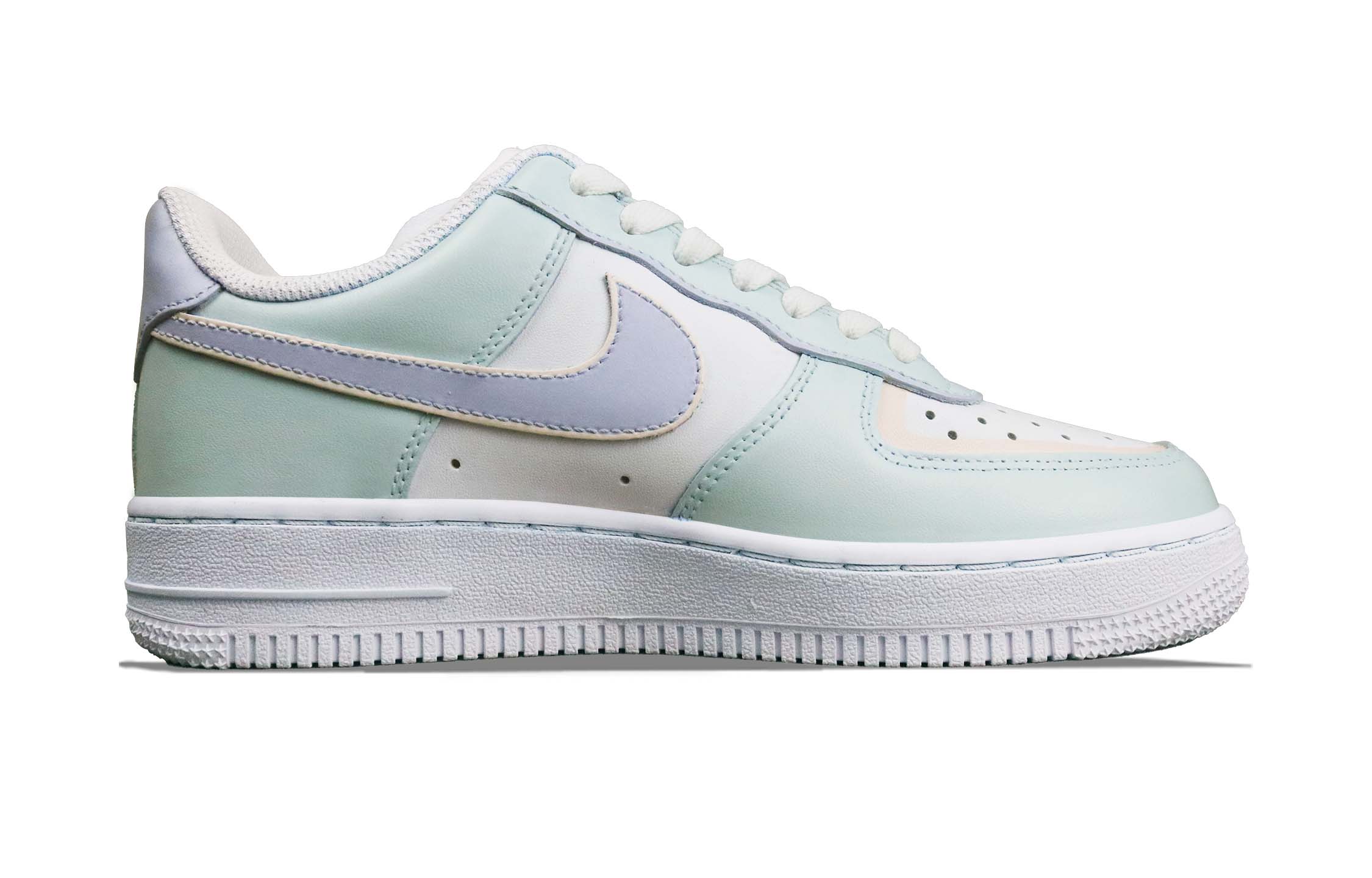 [Custom Shoes] (W) Nike Air Force 1 Low 'Camping Summer Pastel Blue' 圖 3