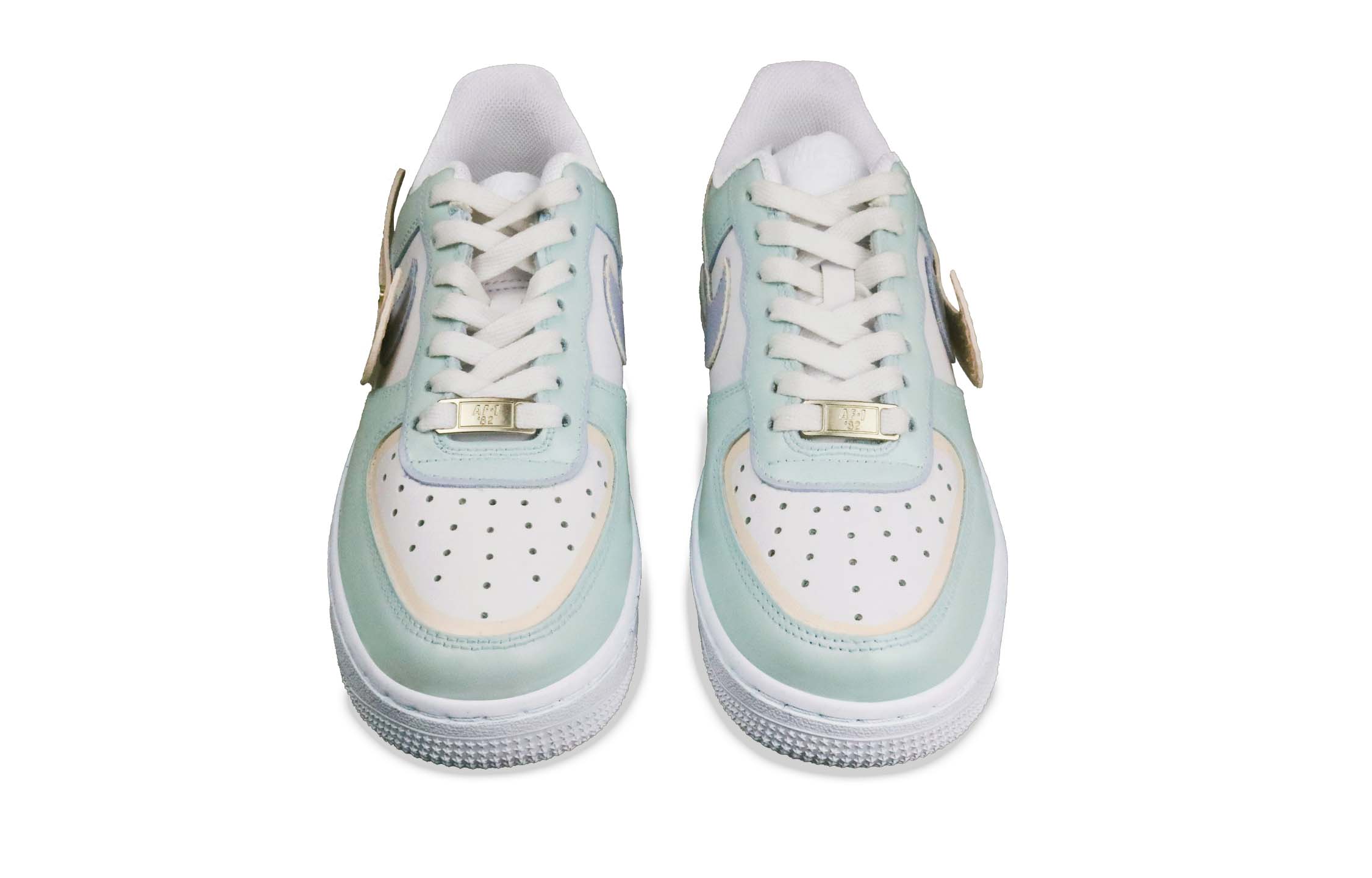 [Custom Shoes] (W) Nike Air Force 1 Low 'Camping Summer Pastel Blue' 圖 5