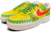 Lookbook 【訂製球鞋】Nike Air Force 1 Low 空軍一號 鯊魚牙齒 撞色 滿天星 卡通 做舊氧化 低幫 板鞋 女款 黃綠紅