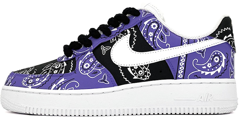 【定製球鞋】Nike Air Force 1 Low "Triple White" 空軍一號 鴨蛋花 嘻哈 街頭 說唱 低幫 板鞋 女款 黑白紫 Buy 【定製球鞋】Nike Air Force 1 Low "Triple White" 空軍一號 鴨蛋花 嘻哈 街頭 說唱 低幫 板鞋 女款 黑白紫