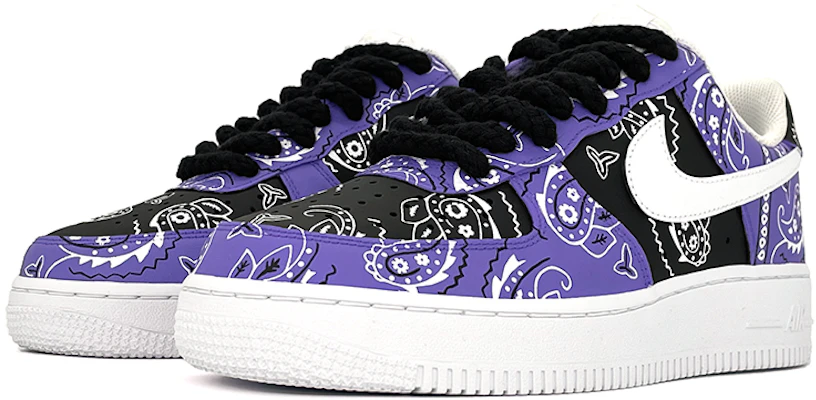 【定製球鞋】Nike Air Force 1 Low "Triple White" 空軍一號 鴨蛋花 嘻哈 街頭 說唱 低幫 板鞋 女款 黑白紫 Lookbook 【定製球鞋】Nike Air Force 1 Low "Triple White" 空軍一號 鴨蛋花 嘻哈 街頭 說唱 低幫 板鞋 女款 黑白紫