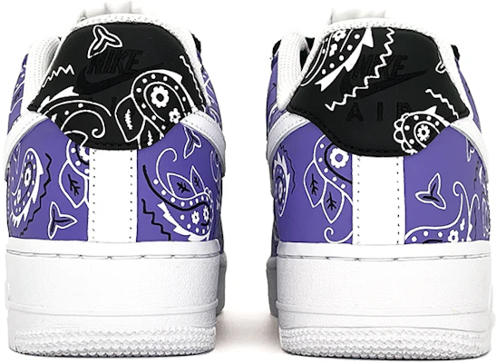 【定製球鞋】Nike Air Force 1 Low "Triple White" 空軍一號 鴨蛋花 嘻哈 街頭 說唱 低幫 板鞋 女款 黑白紫 Purchase 【定製球鞋】Nike Air Force 1 Low "Triple White" 空軍一號 鴨蛋花 嘻哈 街頭 說唱 低幫 板鞋 女款 黑白紫