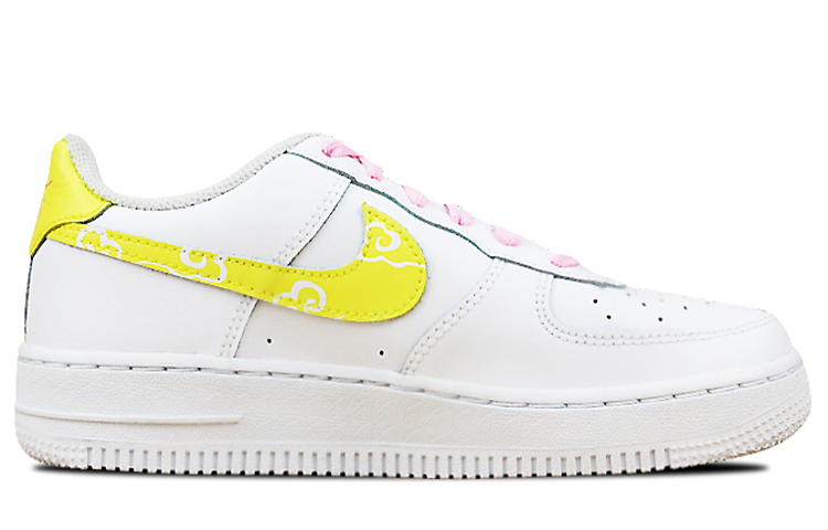 Order (W) ナイキ エア フォース 1 ロー '嫦娥・后羿の愛'（女性用カスタムシューズ） 314192-117(Team叁-女款嫦娥后羿手绘喷绘黄粉)