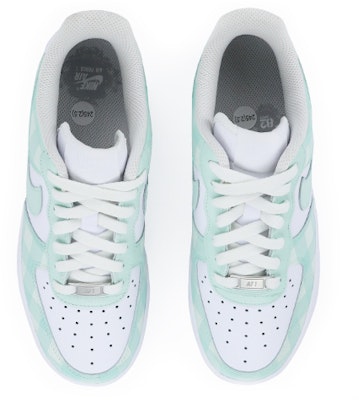 【定製球鞋】Nike Air Force 1 Low 空軍一號 格紋 棋盤格 卡通 低幫 板鞋 女款 白綠 Shop 【定製球鞋】Nike Air Force 1 Low 空軍一號 格紋 棋盤格 卡通 低幫 板鞋 女款 白綠