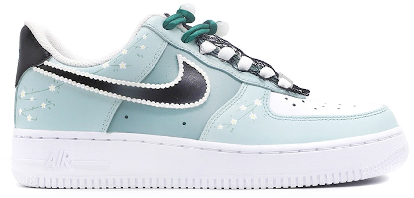 (W) 나이키 에어포스 1 로우 '청삼 녹/흰/검' DD8959-100(TeamM-中国风女款旗袍豆沙绿白黑) Order (W) 나이키 에어포스 1 로우 '청삼 녹/흰/검' DD8959-100(TeamM-中国风女款旗袍豆沙绿白黑)