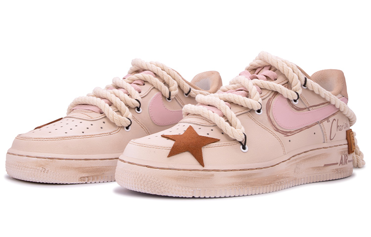 Lookbook (W) [Sepatu Kustom] Nike Air Force 1 Low 'Cherish Da Vinci' DD8959-100(TeamM-女款风情月思)