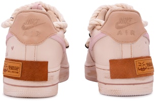 【定制球鞋】Nike Air Force 1 Low 全白 空军一号 風情月思cherish 達芬奇定制 低筒 板鞋 女款 淺棕粉 Shop 【定制球鞋】Nike Air Force 1 Low 全白 空军一号 風情月思cherish 達芬奇定制 低筒 板鞋 女款 淺棕粉