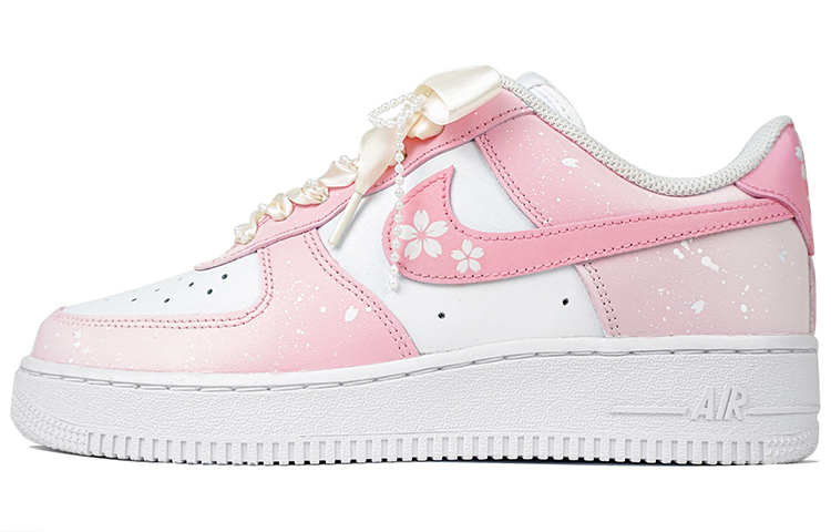 [Custom Shoes] (W) Nike Air Force 1 Low 'Cherry Blossom Pink-White'