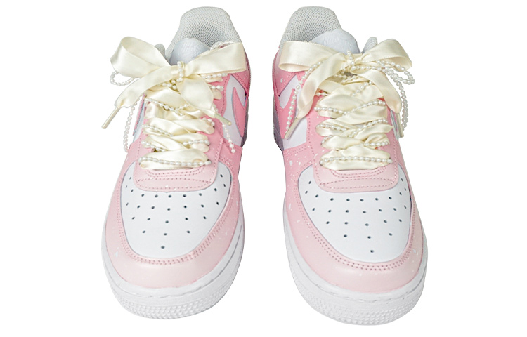 [Custom Shoes] (W) Nike Air Force 1 Low 'Cherry Blossom Pink-White' 圖 4
