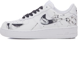 (W) レディースカスタムシューズ: ナイキ エアフォース1 ロー「墨絵鶴」 DD8959-100(Team60-女款轩墨) Buy (W) レディースカスタムシューズ: ナイキ エアフォース1 ロー「墨絵鶴」 DD8959-100(Team60-女款轩墨)