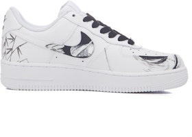 (W) レディースカスタムシューズ: ナイキ エアフォース1 ロー「墨絵鶴」 DD8959-100(Team60-女款轩墨) Order (W) レディースカスタムシューズ: ナイキ エアフォース1 ロー「墨絵鶴」 DD8959-100(Team60-女款轩墨)