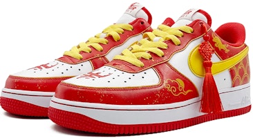 (W) ナイキ AF1 ロー "チャイナノット 赤黄" CW1575-100(TeamE-中国结女款红黄喷绘) Lookbook (W) ナイキ AF1 ロー "チャイナノット 赤黄" CW1575-100(TeamE-中国结女款红黄喷绘)