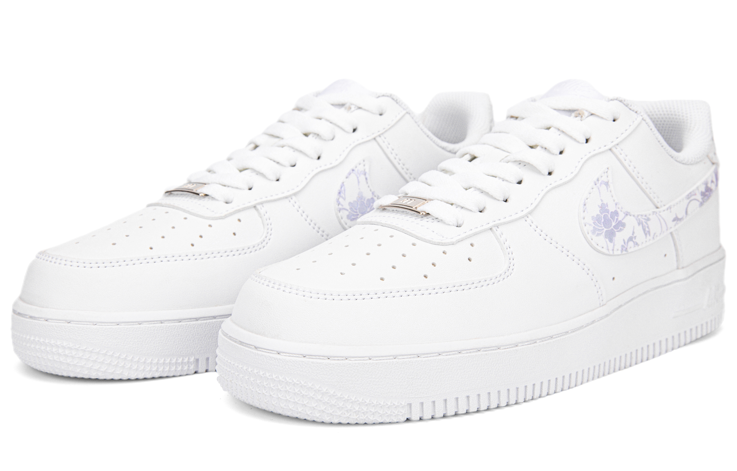 Lookbook 【訂製球鞋】Nike Air Force 1 Low 空軍一號 台灣風 青花瓷 變珠色光 低筒 板鞋 女款 白粉紫