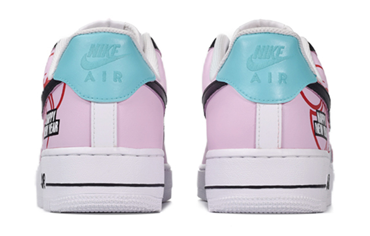 Shop 【定制球鞋】Nike Air Force 1 Low 空軍一號 家鄉的中國年 喜迎春來 低幫 板鞋 女款 白粉藍