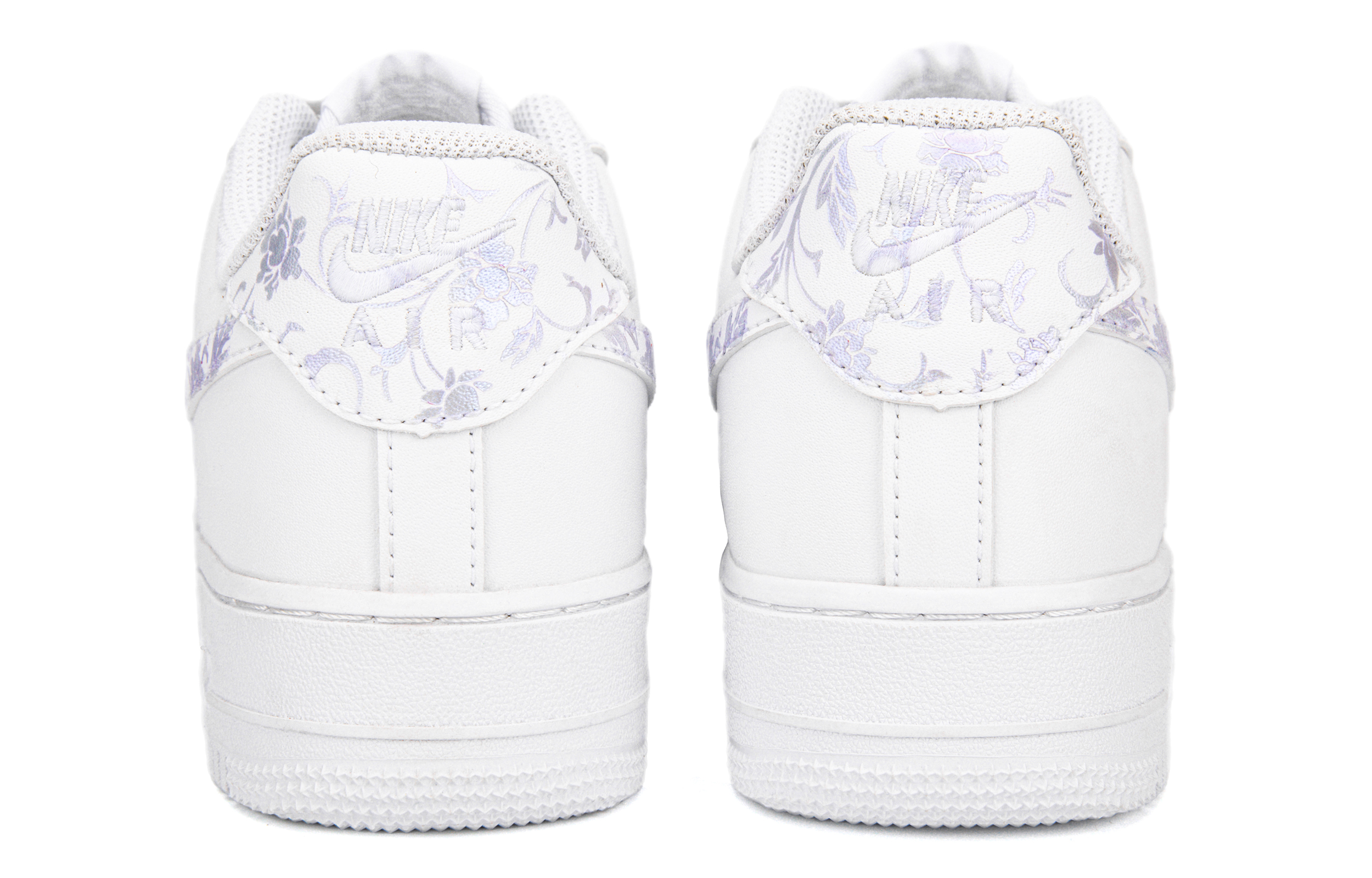 Shop 【訂製球鞋】Nike Air Force 1 Low 空軍一號 台灣風 青花瓷 變珠色光 低筒 板鞋 女款 白粉紫