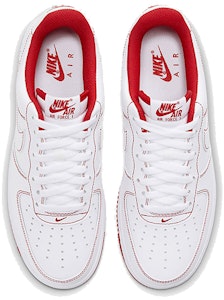 (W) 나이키 에어포스 1 로우 '붉은 매듭' (50 characters) CW1575-100(TeamE-中国结女款红黄喷绘) 2